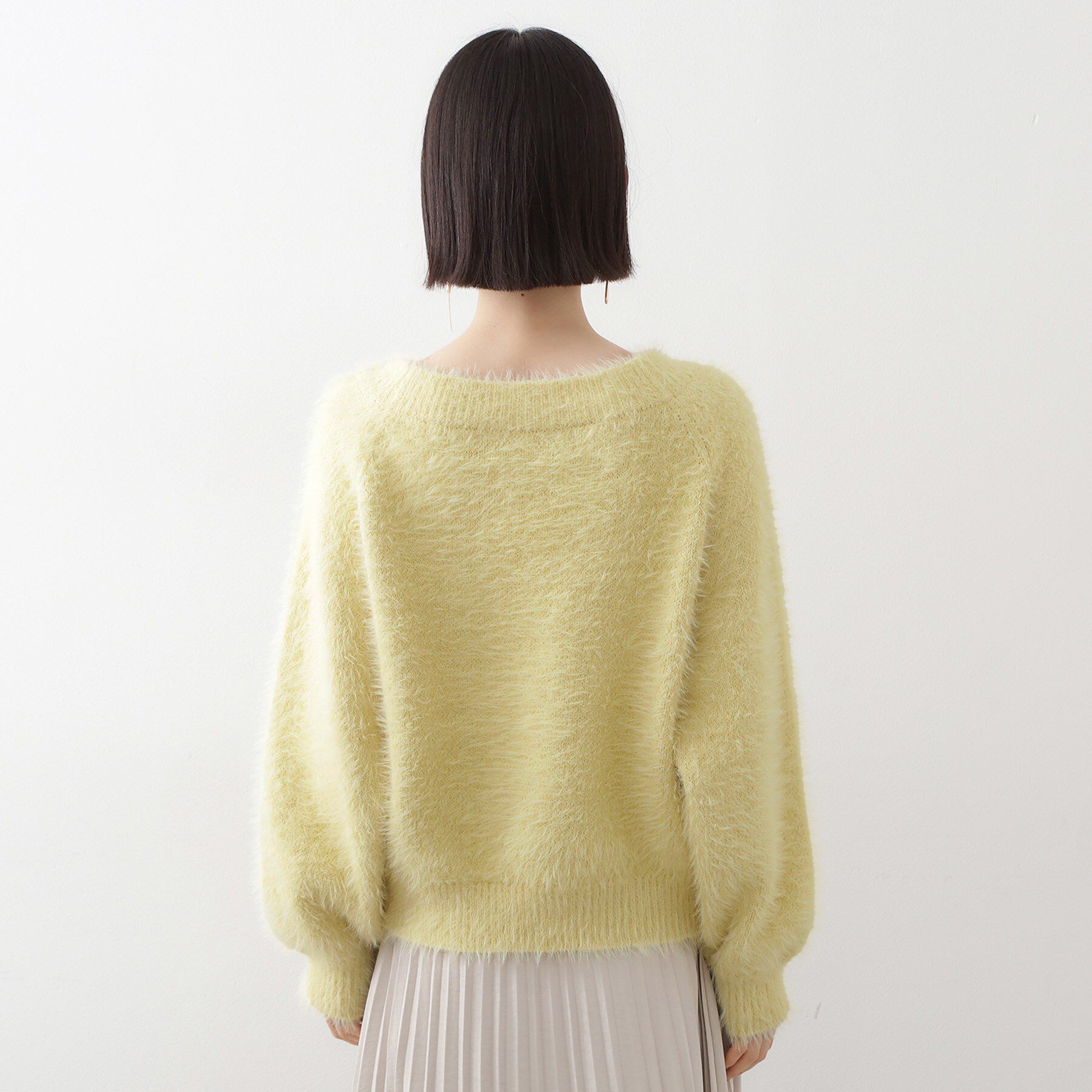THE SHOP TK「着るたびときめく ふんわりフェザーシャギーニット」|ニット・セーター|
