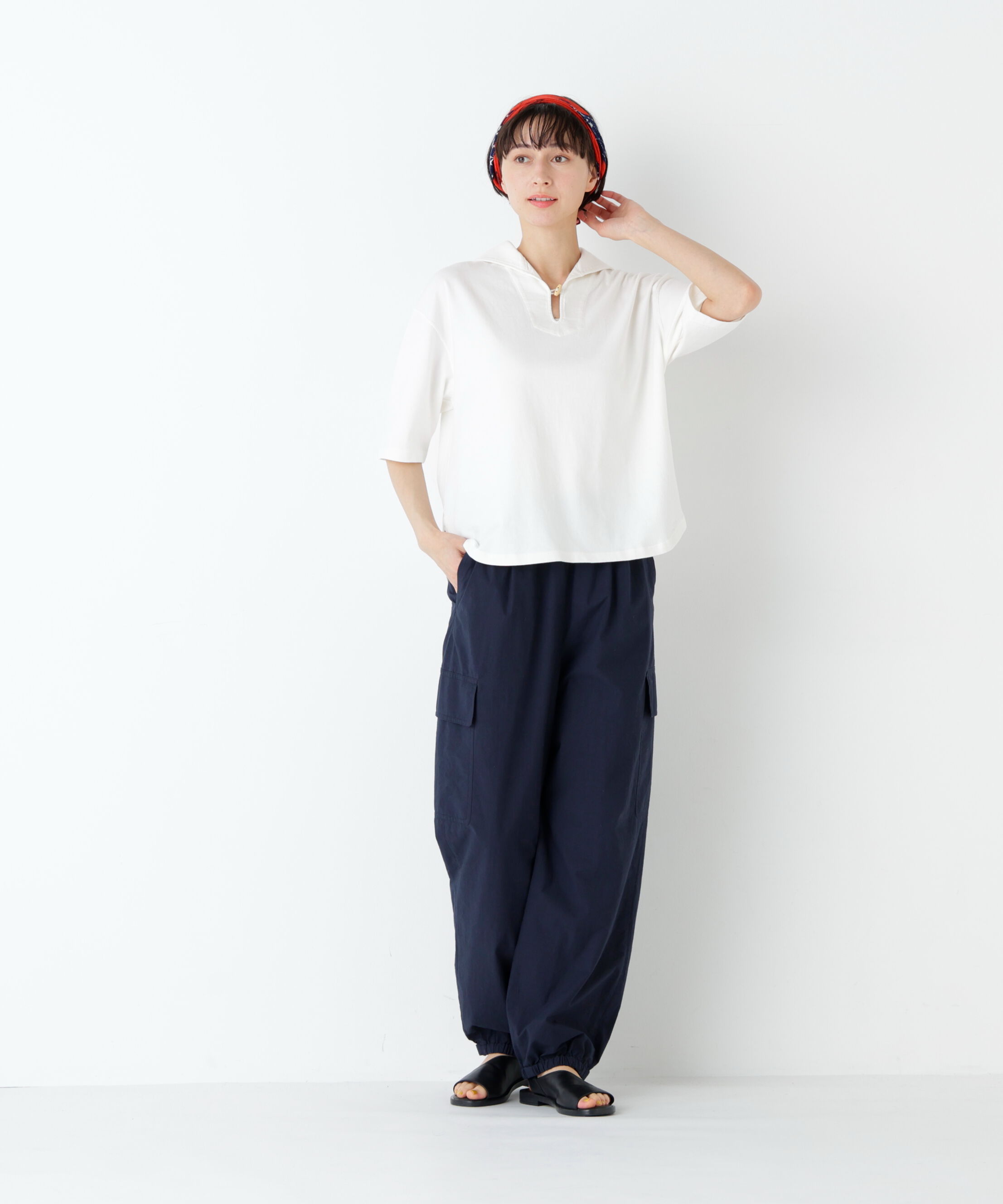  「≪ＮＡＴＩＣコラボ≫セーラーカットソープルオーバー」|Tシャツ・カットソー|
