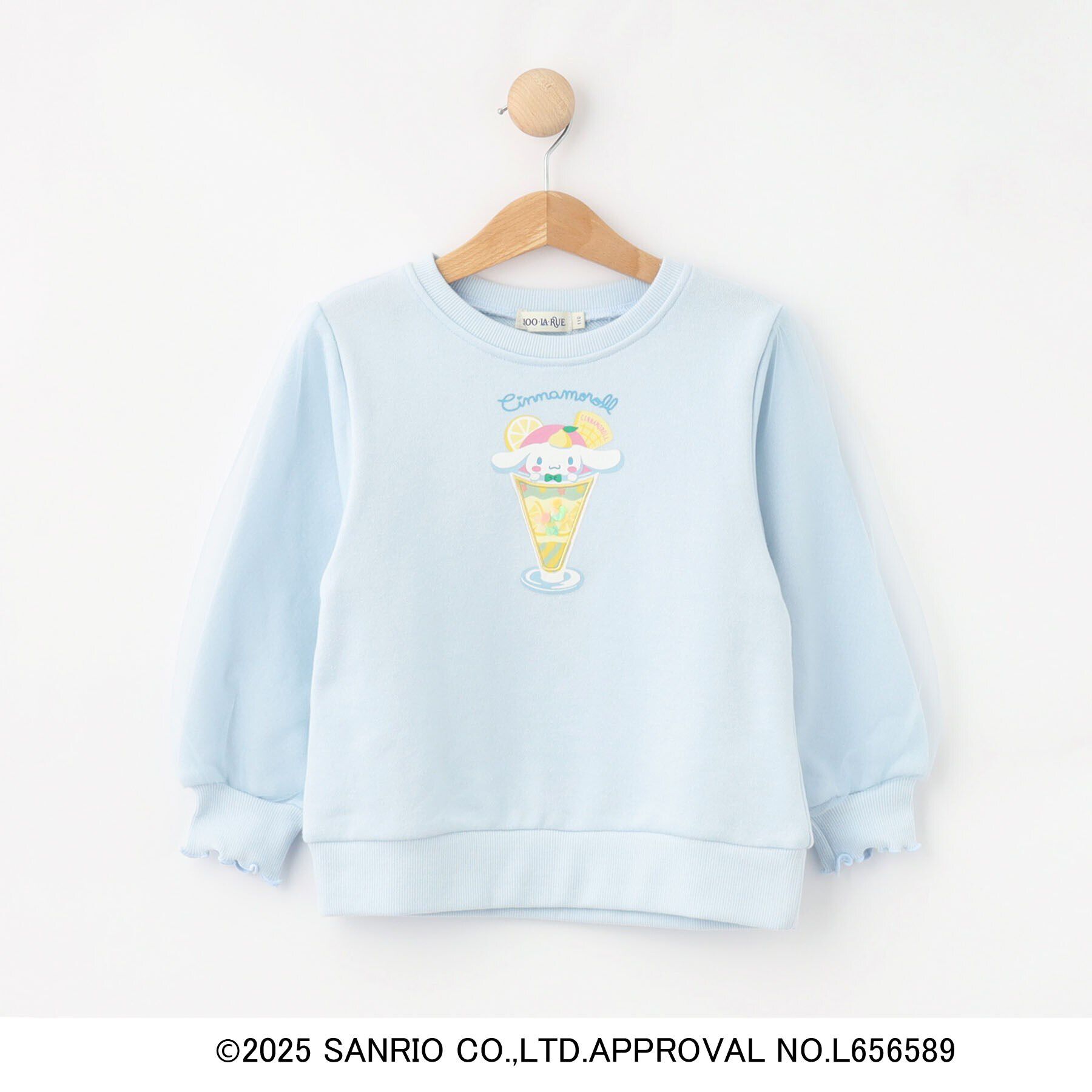 SHOO･LA･RUE「【サンリオキャラクターズ】袖チュールモチーフスウェット」|その他|サックスブルー(09