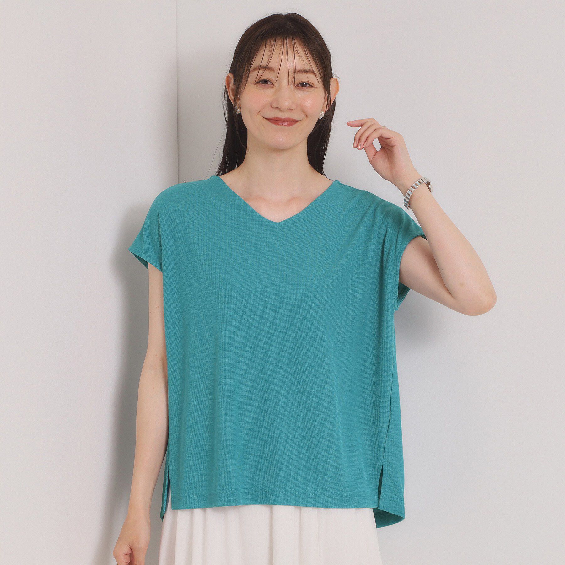 ITS&rsquo;DEMO「【冷感／速乾】Vネックカットプルオーバー」|Tシャツ・カットソー|