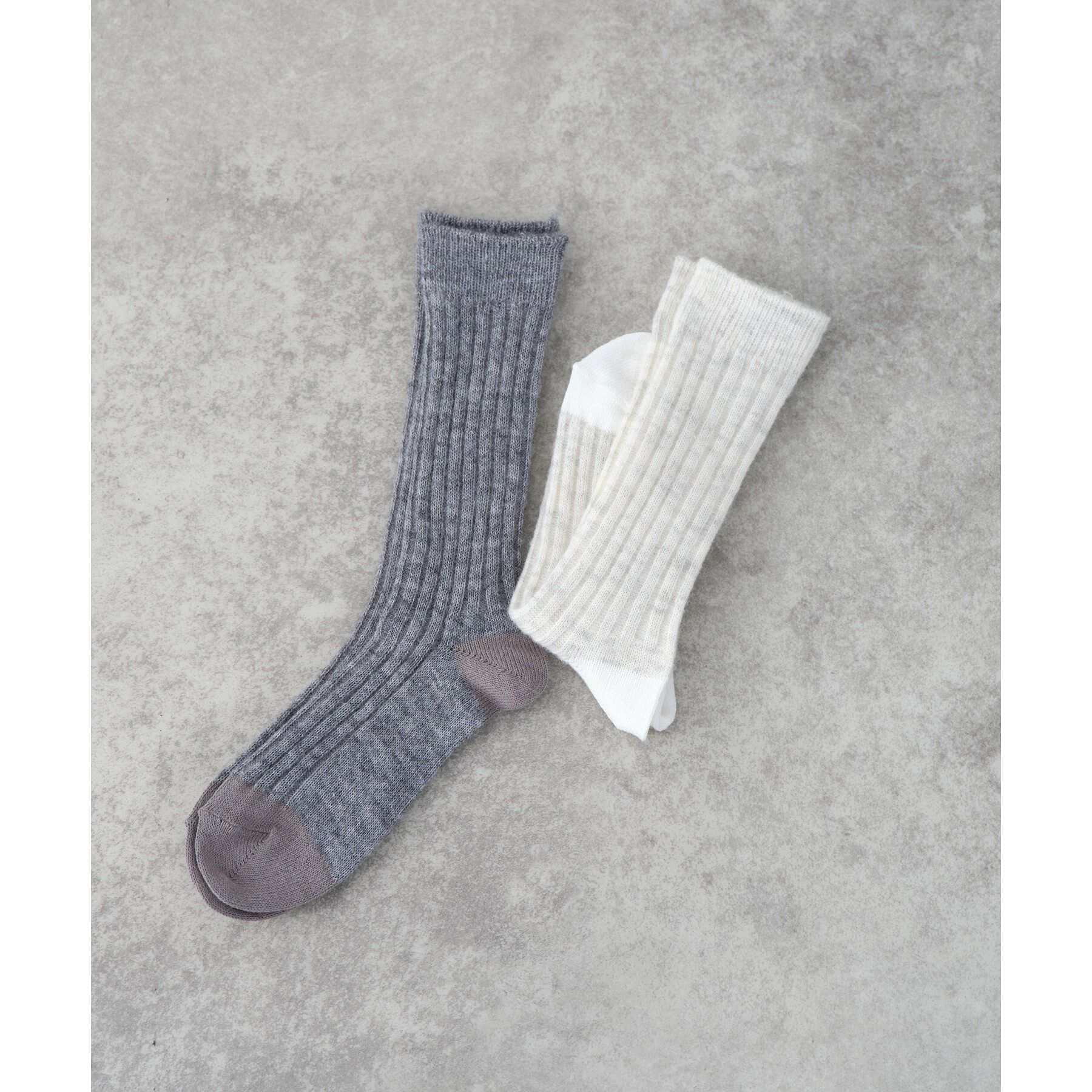 CODE A「piedi nudi｜BOCCA RIB」|ソックス|