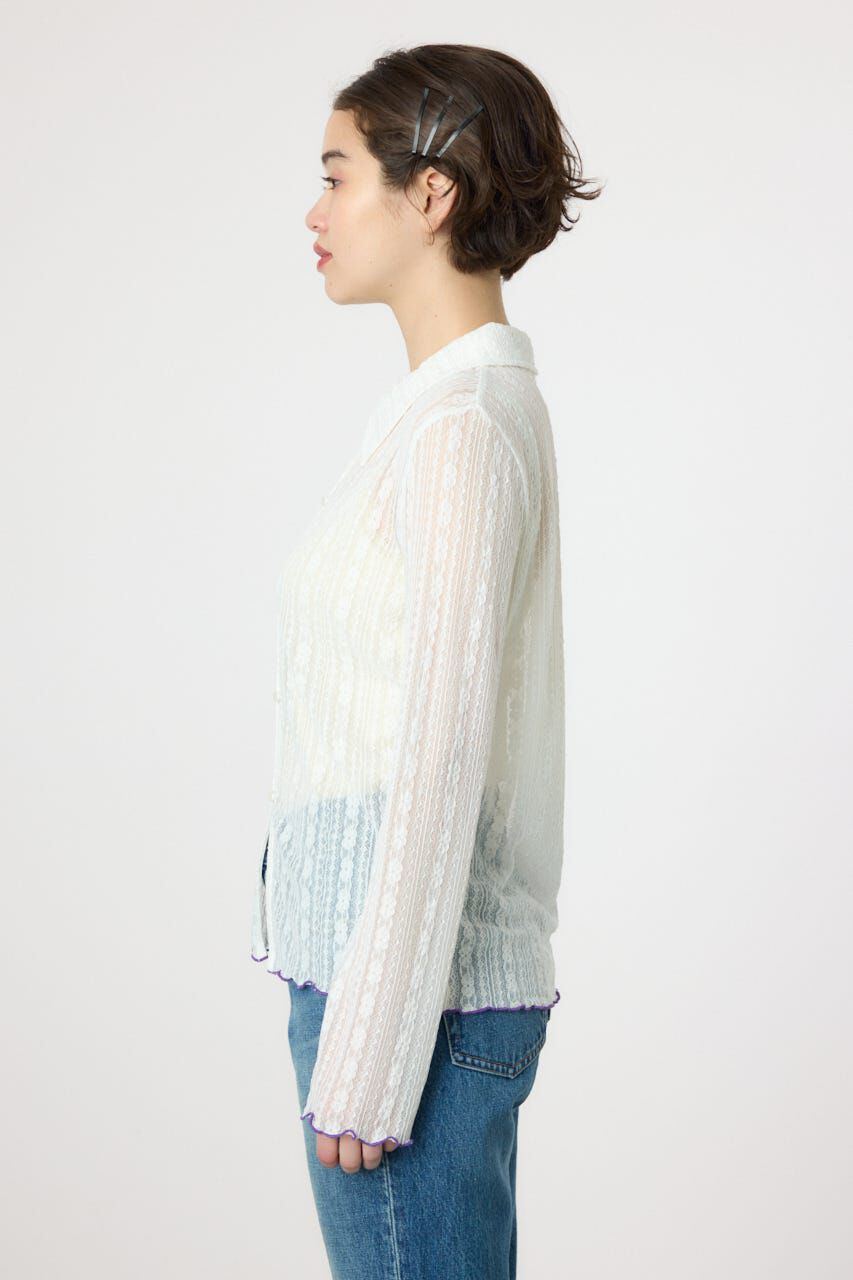 RODEO CROWNS「POINT COLOR シアーシャツ」|Tシャツ・カットソー|