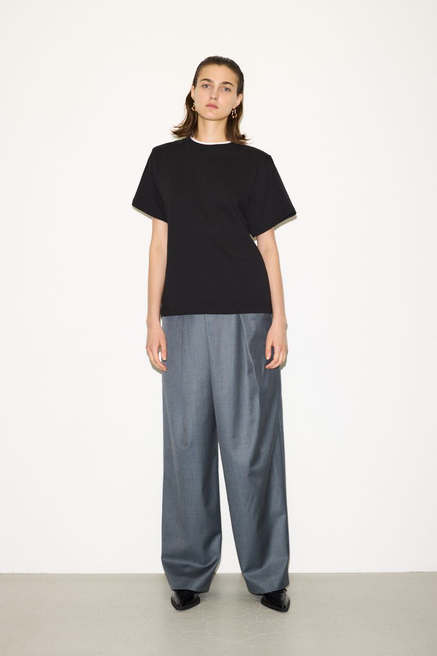 SLY「ASYMMETRY TUCK SLACKS」|その他|T.GRY