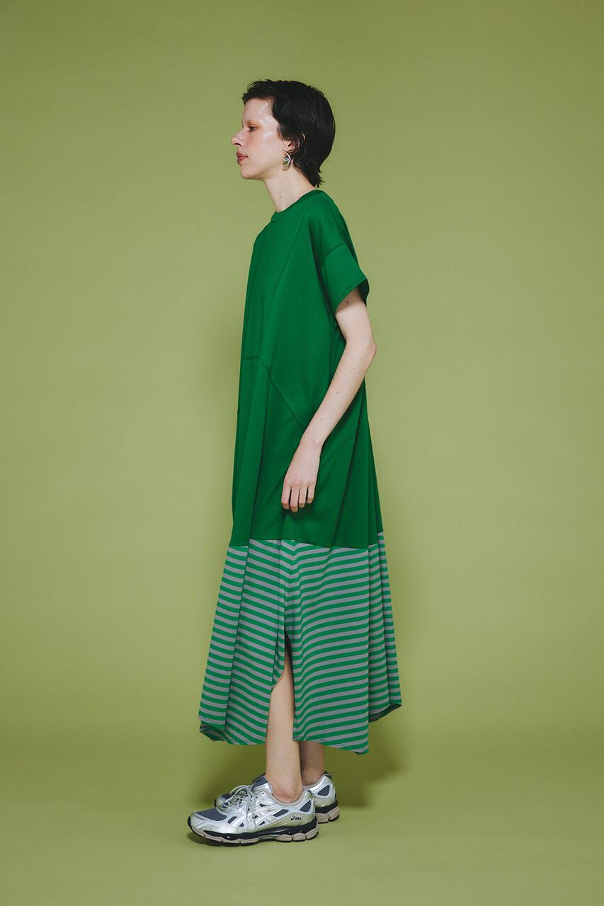 HeRIN.CYE「Border hem one piece」|ワンピース|