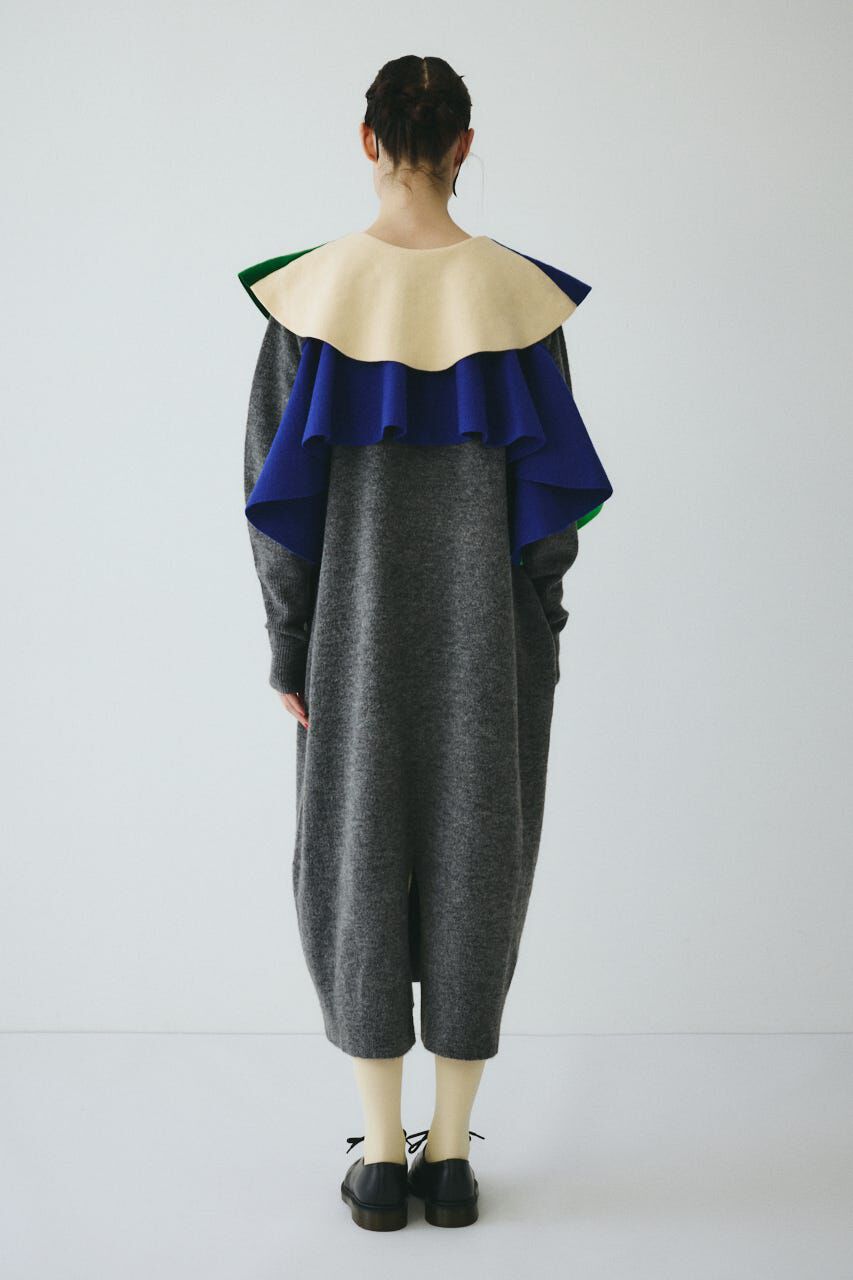 HeRIN.CYE「Ruffle knit dress」|ワンピース|