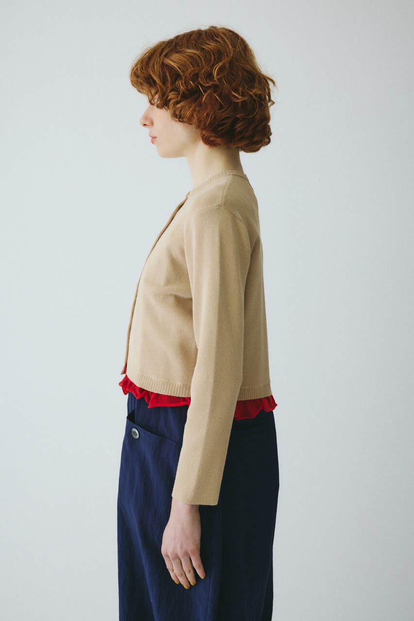 HeRIN.CYE「Double hem knit cardigan」|カーディガン|