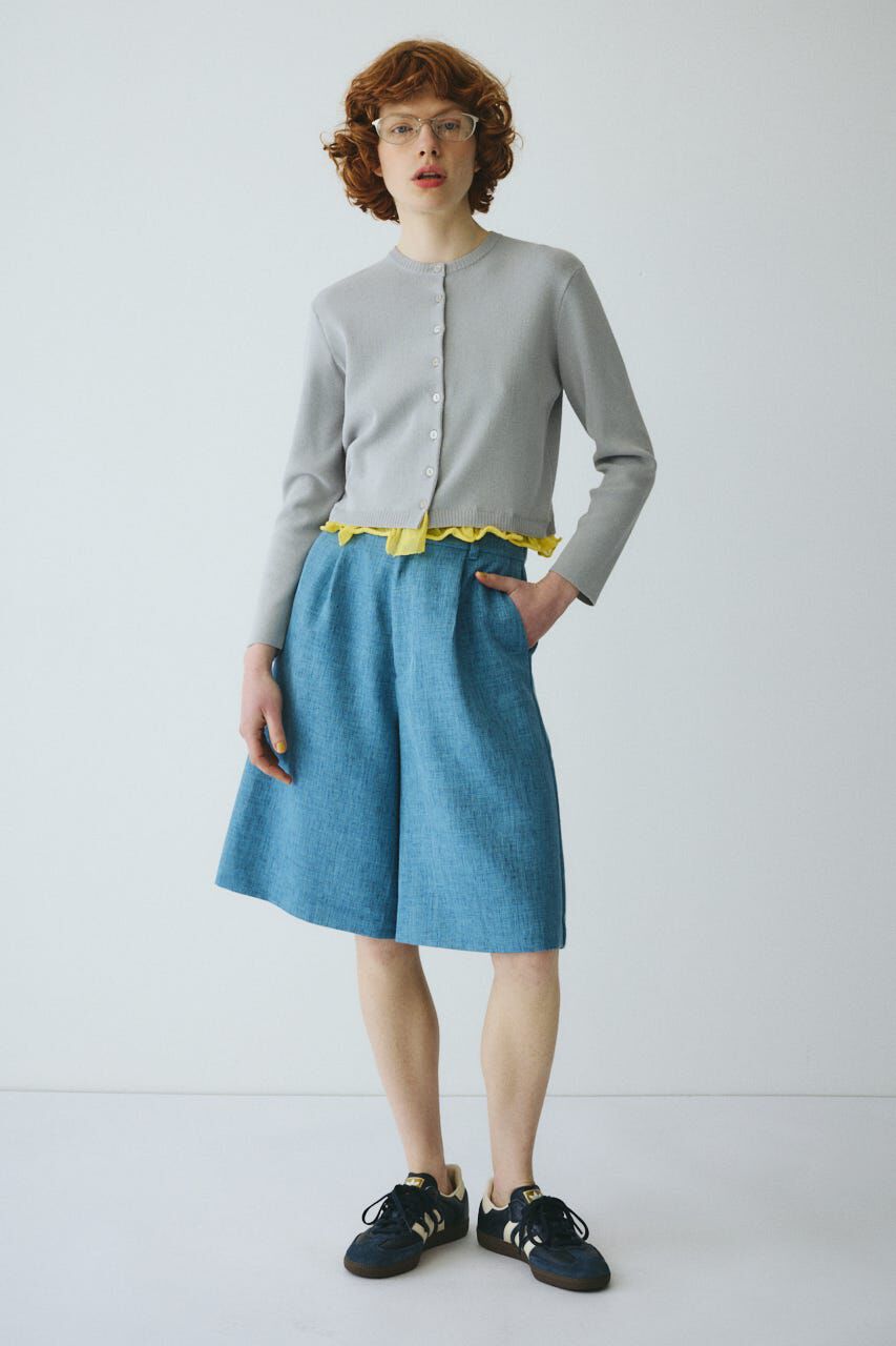 HeRIN.CYE「Double hem knit cardigan」|カーディガン|