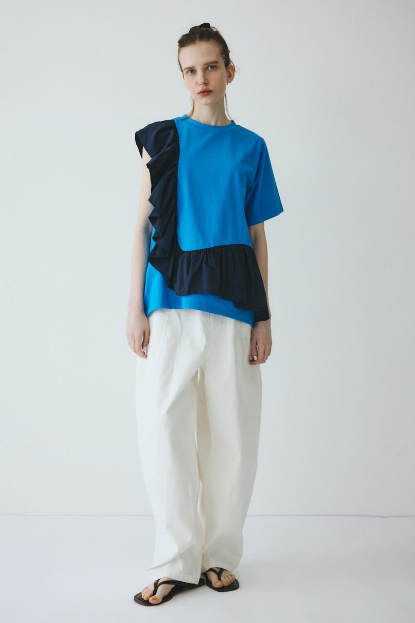HeRIN.CYE「Docking ruffle peplum tops」|Tシャツ・カットソー|