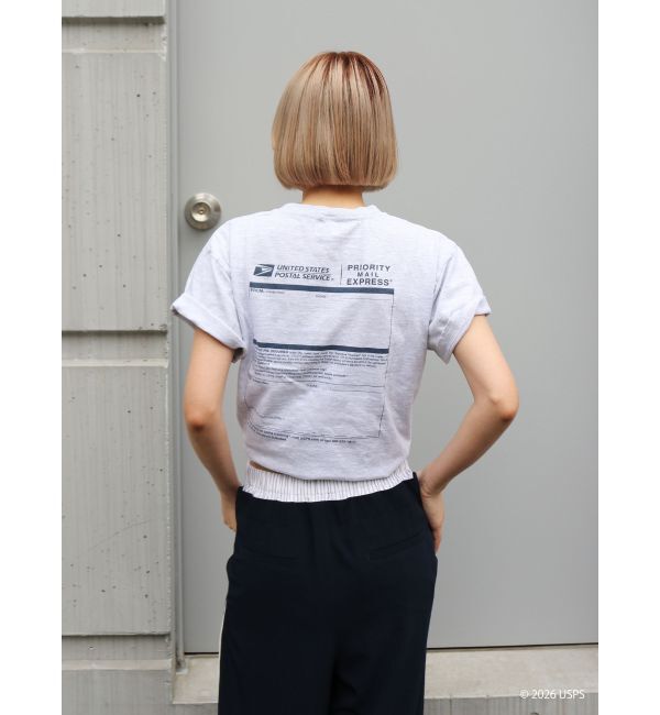 Ungrid「USPS別注バック ロゴTee」|Tシャツ・カットソー|
