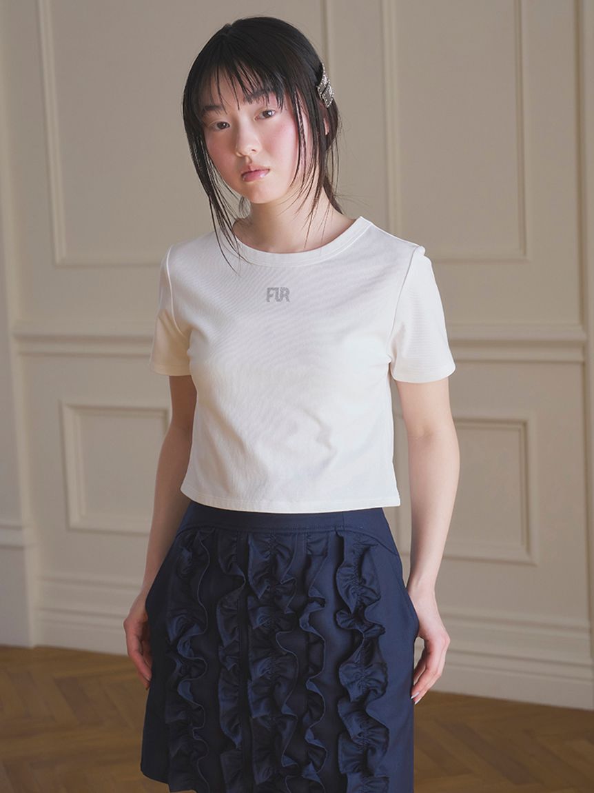 FURFUR「クリスタルロゴＴシャツ」|Tシャツ・カットソー|WHT