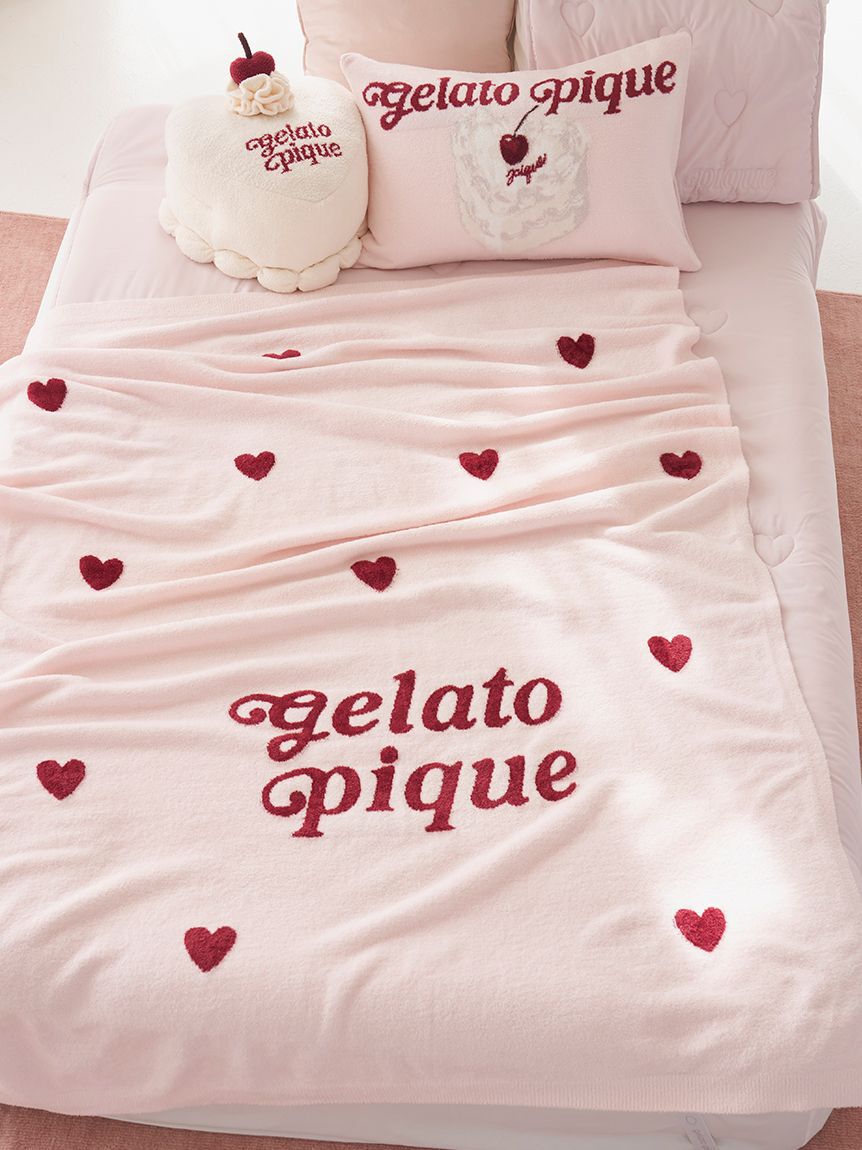 gelato pique Sleep「【Sleep】ハートロゴジャガード マルチカバー」|その他|PNK