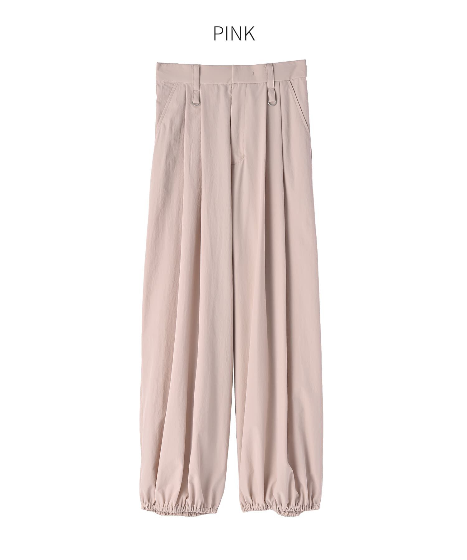 STYLE DELI「【selection】しなやかライトなタックパラシュートパンツ」|スラックス|