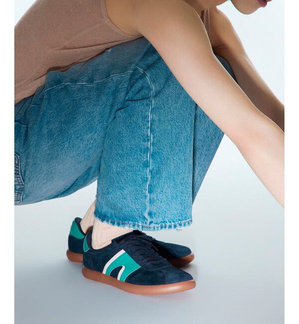 CAMPER「[カンペール] PELOTAS SOLLER / レザースニーカー」|スニーカー|ネイビー