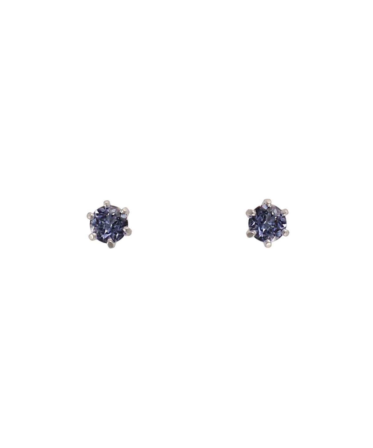 Samantha Tiara「K18 WG 一粒ストーンピアス ≪12月 誕生石≫」|ピアス|K18 WG