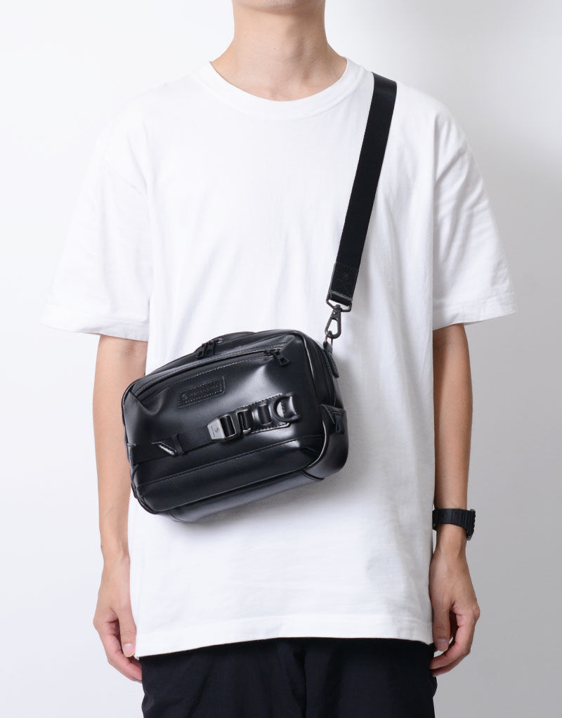 master-piece「Potential Leather Limited 2WAYミニショルダーバッグ」|ショルダー・メッセンジャー|クロ