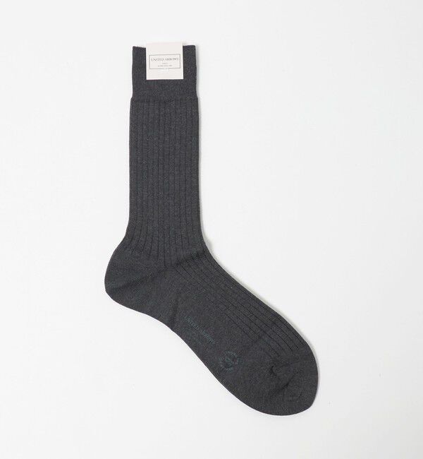 UNITED ARROWS「リブソックス」|ソックス|DK.GRAY