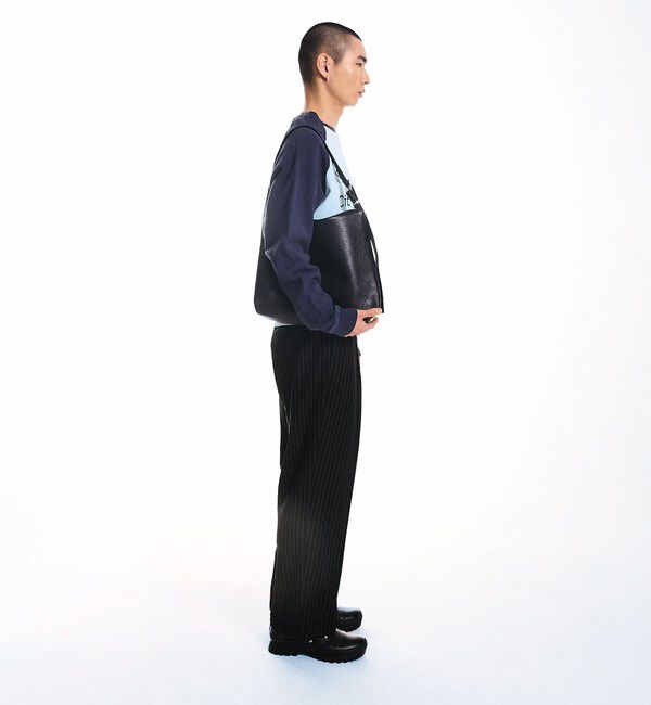 SHIPS「City Ambient Products: ツイル 2タック ワイド スラックス」|スラックス|