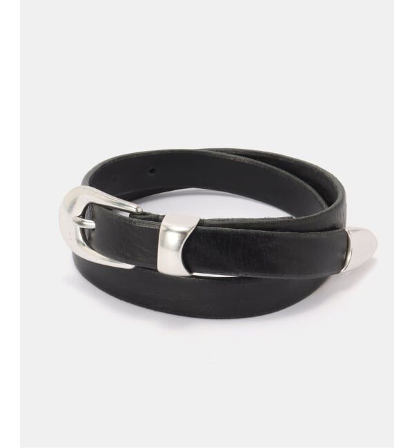 EYETHINK「OUR LEGACY 2 CM BELT Black 70」|ベルト|ブラック