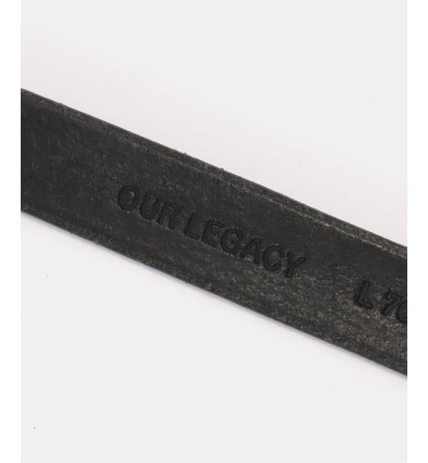 EYETHINK「OUR LEGACY 2 CM BELT Black 70」|ベルト|
