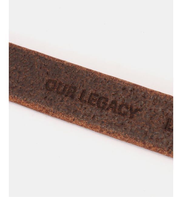 EYETHINK「OUR LEGACY 2 CM BELT Brown 70」|ベルト|