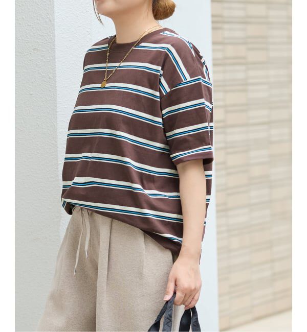 JOURNAL STANDARD「《追加3》汗ジミ防止ボーダービッグT」|Tシャツ・カットソー|