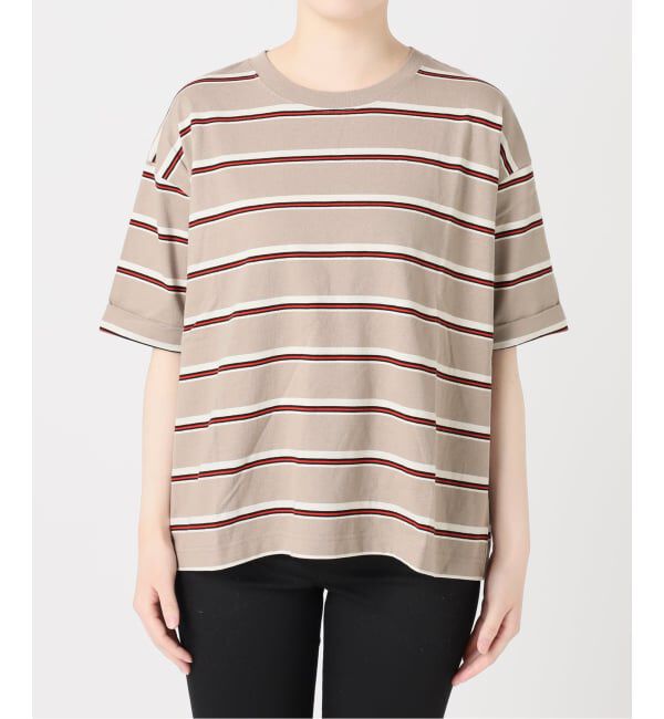 JOURNAL STANDARD「《追加3》汗ジミ防止ボーダービッグT」|Tシャツ・カットソー|
