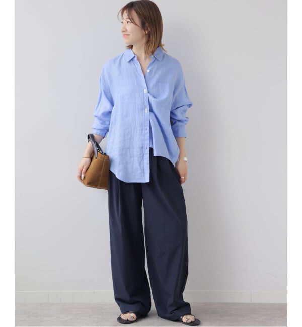 JOURNAL STANDARD relume「《追加3 / 新色》カラーリネンオーバーサイズシャツ」|シャツ・ブラウス|