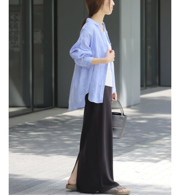 JOURNAL STANDARD relume「《追加3 / 新色》カラーリネンオーバーサイズシャツ」|シャツ・ブラウス|