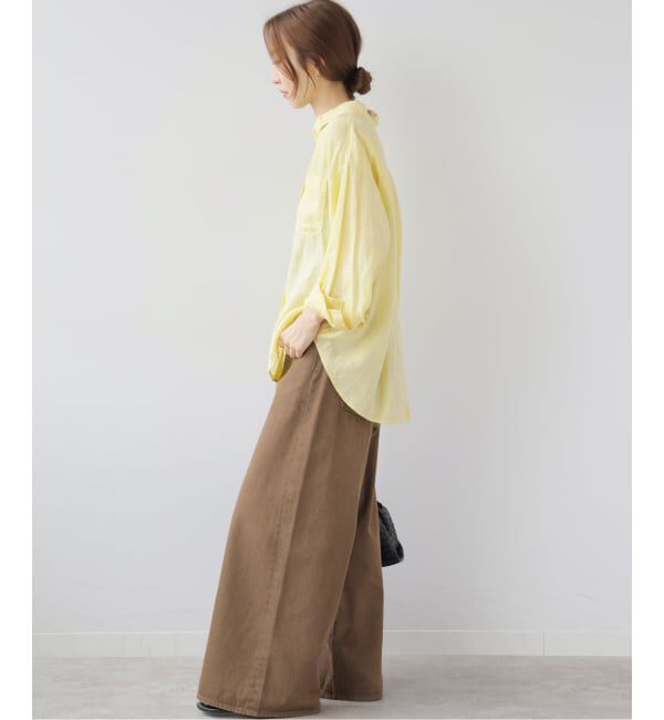 JOURNAL STANDARD relume「《追加3 / 新色》カラーリネンオーバーサイズシャツ」|シャツ・ブラウス|