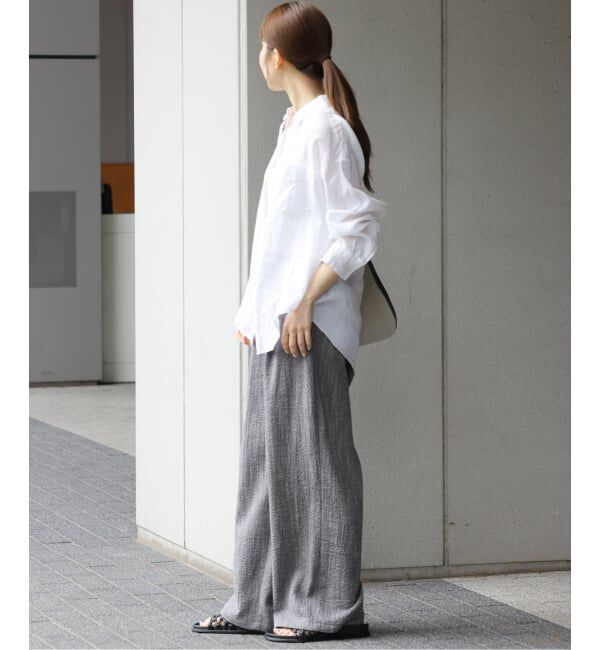 JOURNAL STANDARD relume「《追加3 / 新色》カラーリネンオーバーサイズシャツ」|シャツ・ブラウス|