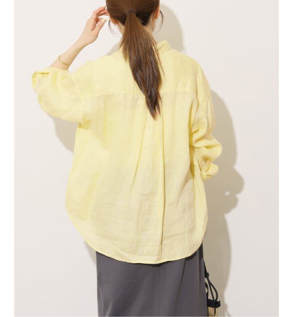 JOURNAL STANDARD relume「《追加3 / 新色》カラーリネンオーバーサイズシャツ」|シャツ・ブラウス|
