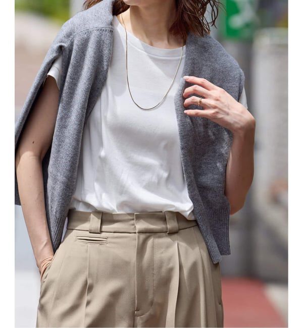 JOURNAL STANDARD「《追加予約3》汗ジミ防止ナノシアコンパクトTシャツ」|Tシャツ・カットソー|