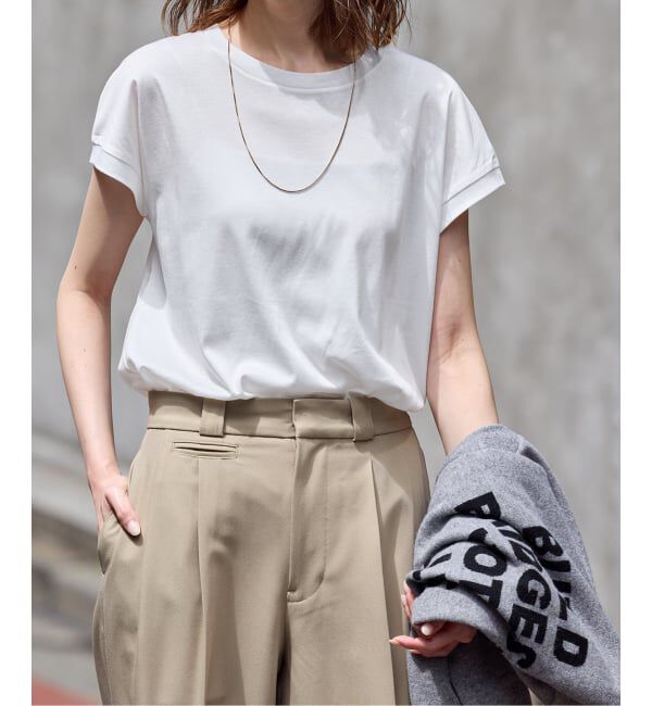 JOURNAL STANDARD「《追加予約3》汗ジミ防止ナノシアコンパクトTシャツ」|Tシャツ・カットソー|ホワイト