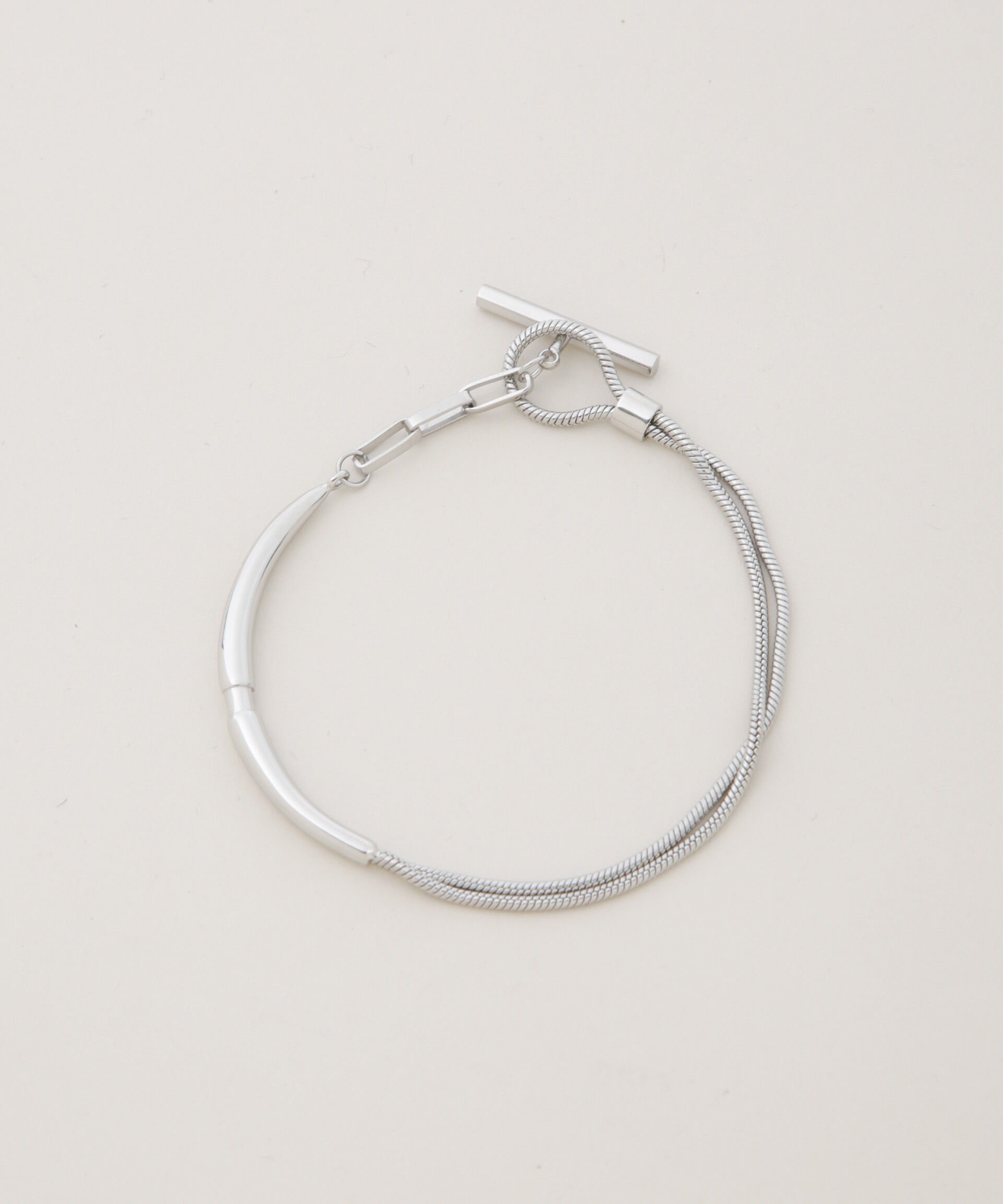 nano･universe「SOAC/Step Line Bracelet」|ブレスレット・バングル|シルバー