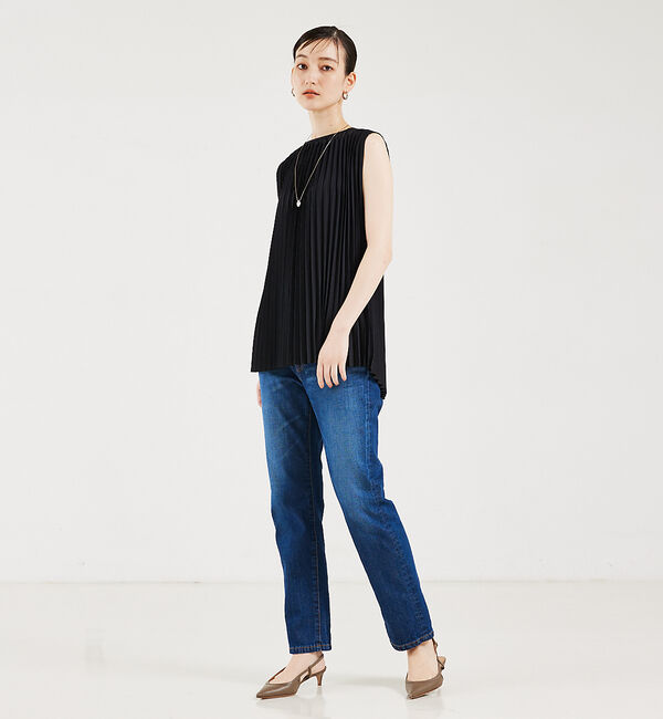 qualite「【e&times;qualite】ストレートストレッチパンツ」|その他|