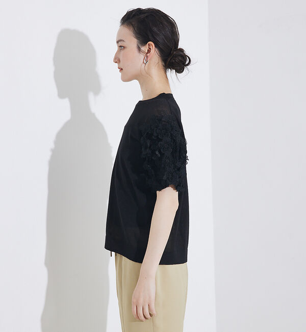 qualite「boussole&times;qualiteフラワーエンブロPO」|Tシャツ・カットソー|