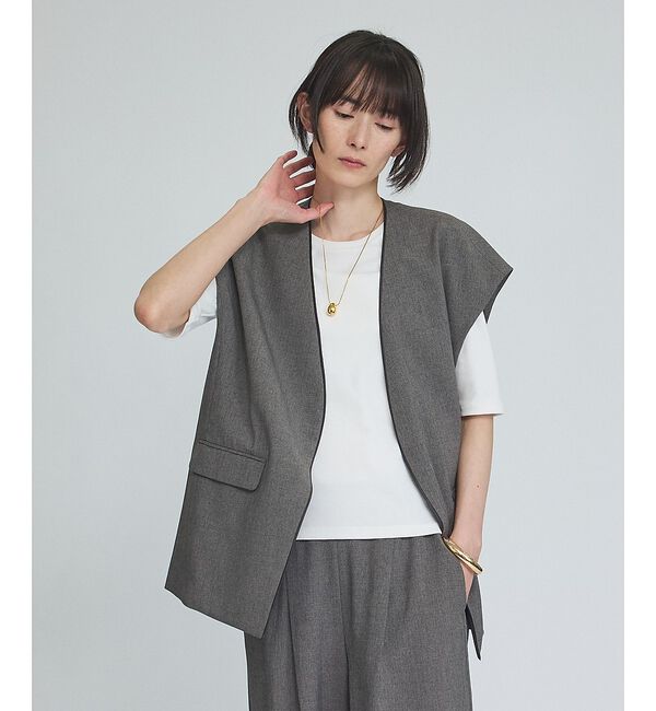 qualite「【セットアップ対応】ウールライク ジレ【予約】」|その他|