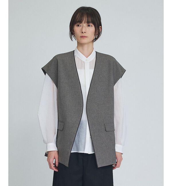 qualite「【セットアップ対応】ウールライク ジレ【予約】」|その他|