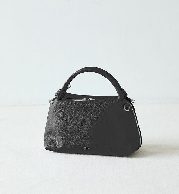 LOWELL things「【新色追加】Muget/ダブルハンドルミニショルダーBAG」|ショルダー・メッセンジャー|ブラック