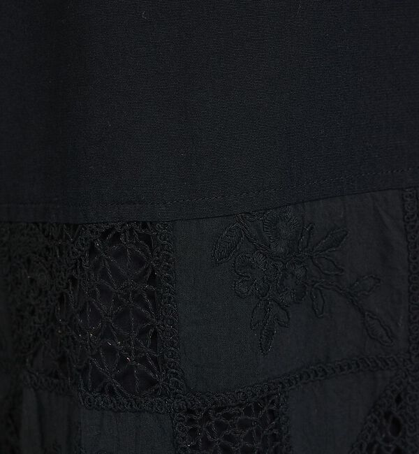 abahouse mavie「【セットアップ対応】刺繍レースワイドパンツ【予約】」|その他|