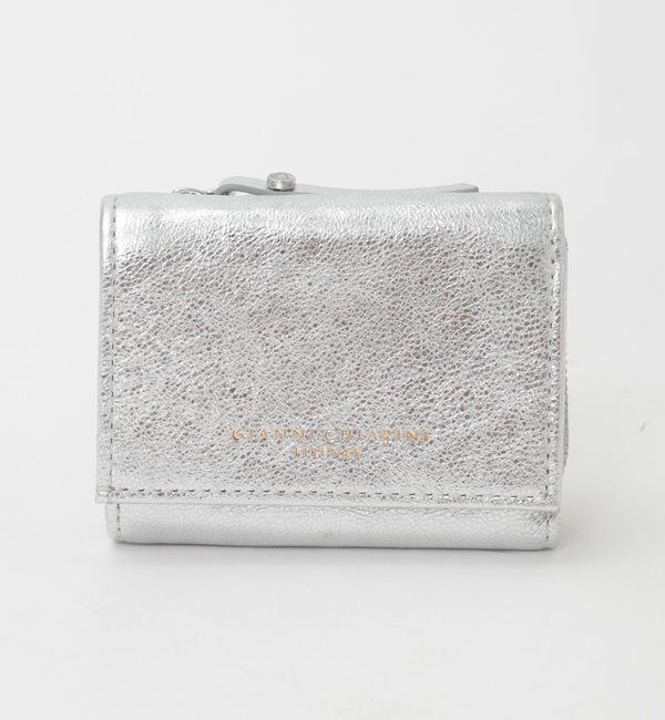 TIARA「【Gianni Chiarini/ジャンニキャリーニ】WALLET ESSENTIAL MET」|コインケース|シルバー