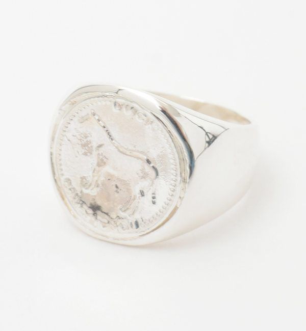 TIARA「【SYMPATHY OF SOUL/シンパシーオブソウル】Mini Classic Coin Ring」|リング|シルバー