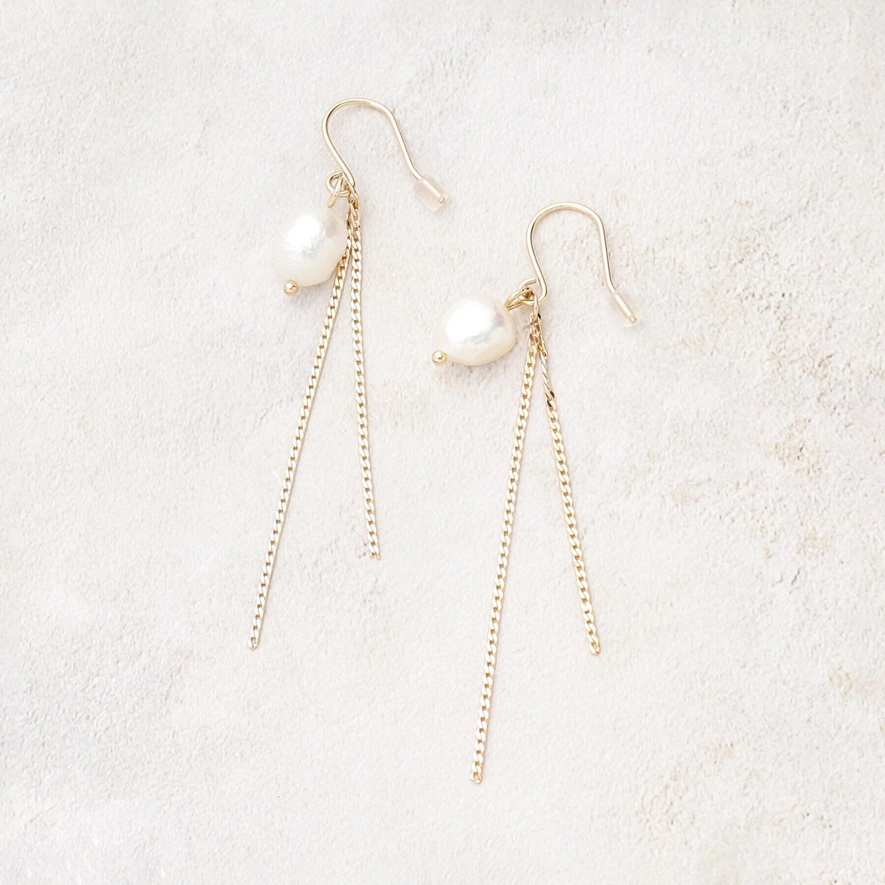 grove「淡水パールフックピアス」|ピアス|ゴールド(007)