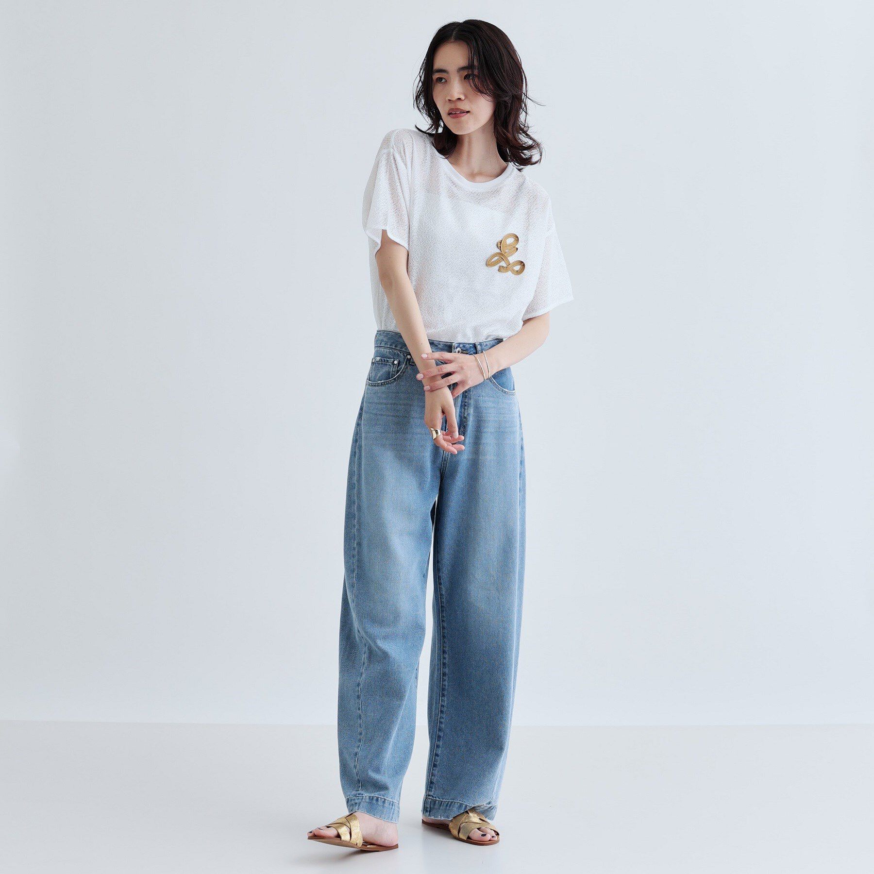 GALLEST「メッシュロゴTシャツ」|Tシャツ・カットソー|