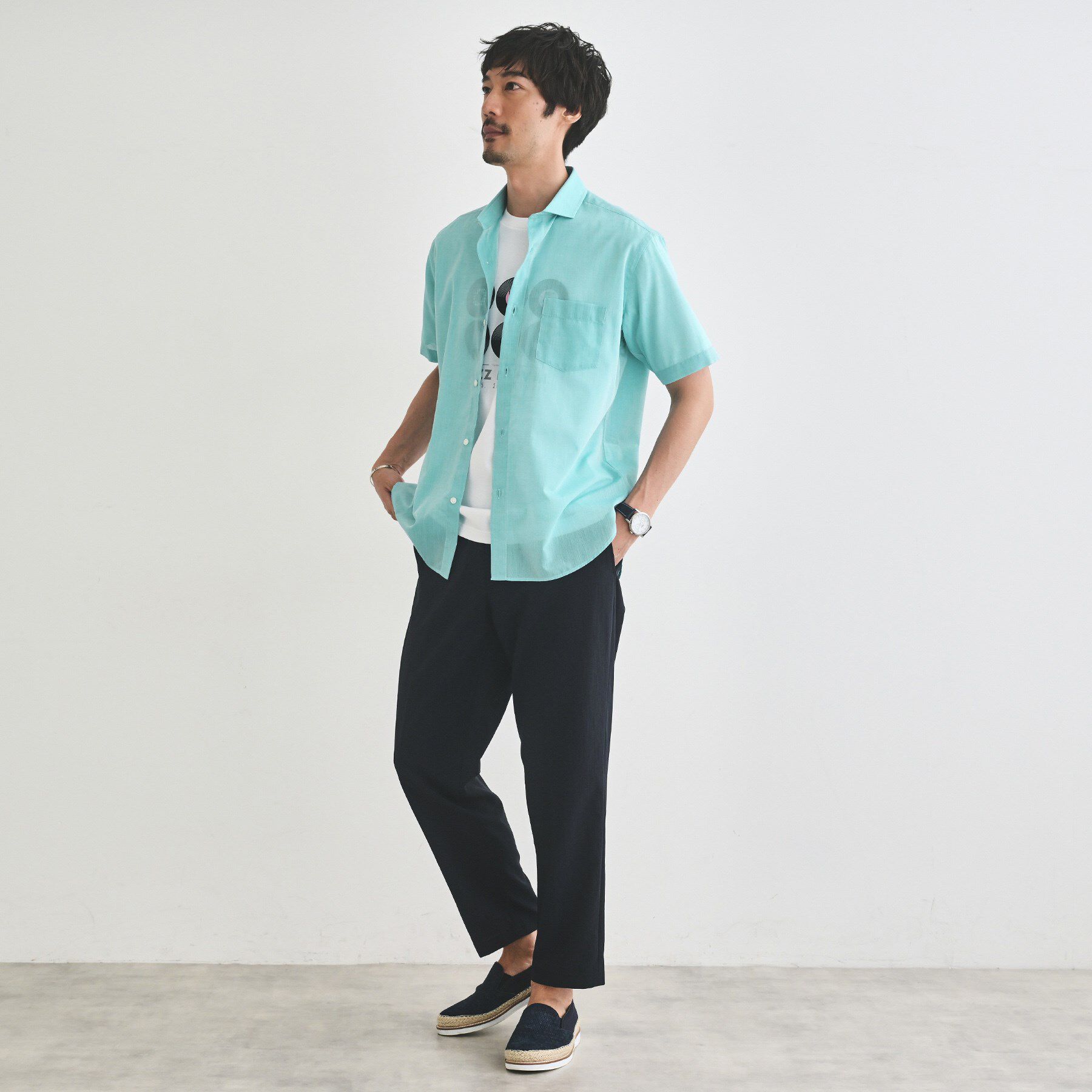 TAKEO KIKUCHI「ローン半袖シャツ」|シャツ・ブラウス|