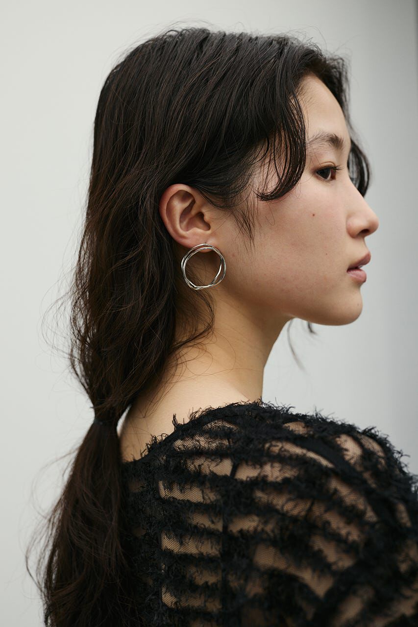 STYLEMIXER「クロスウェーブピアス」|ピアス|
