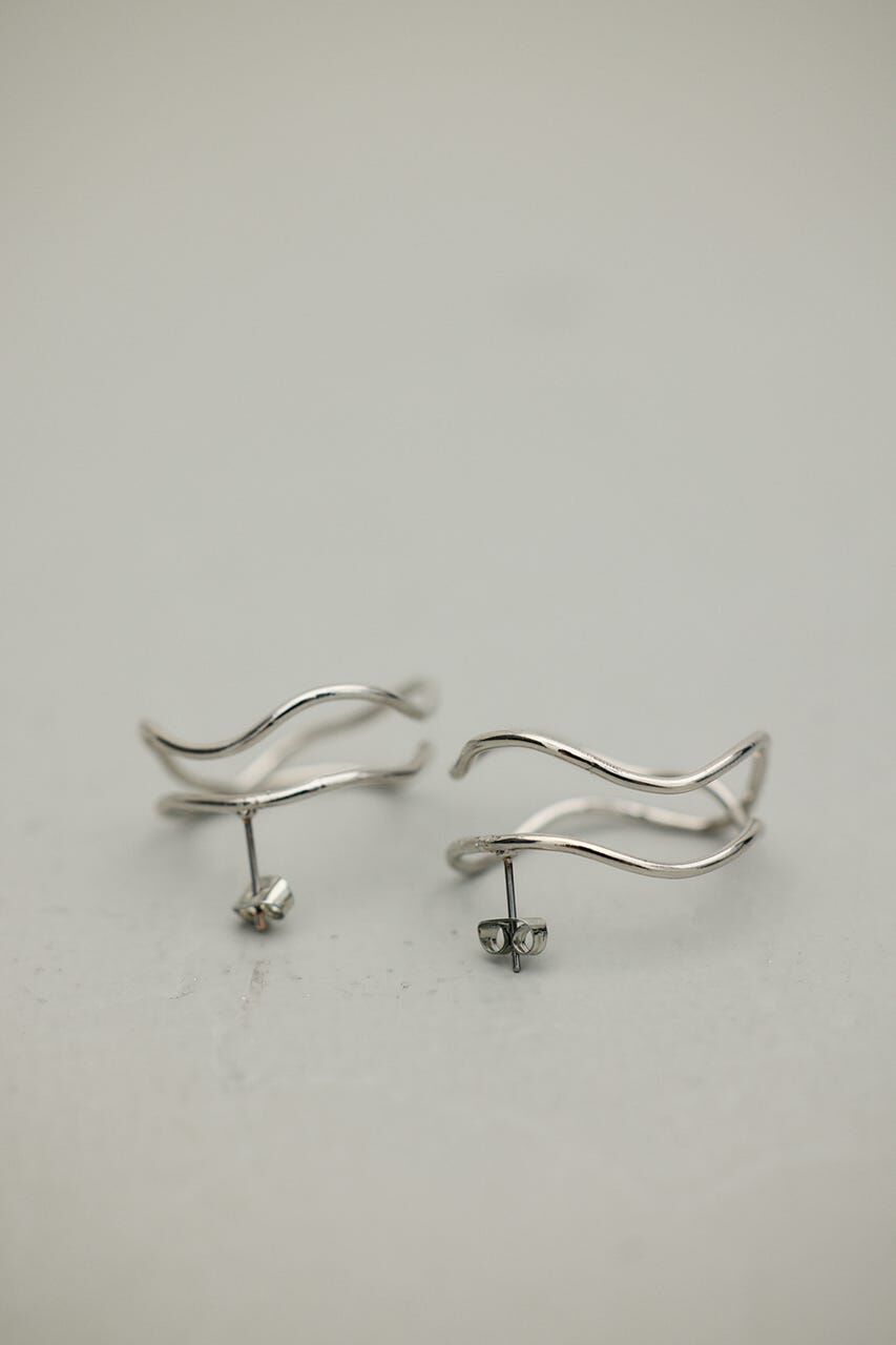STYLEMIXER「クロスウェーブピアス」|ピアス|