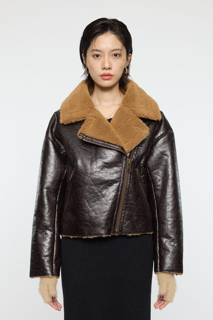 MOUSSY「F/MOUTON B-3」|ブルゾン・スタジャン|BRN