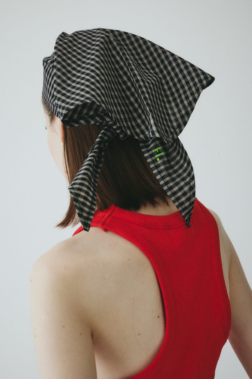 HeRIN.CYE「Checked headscarf」|その他|