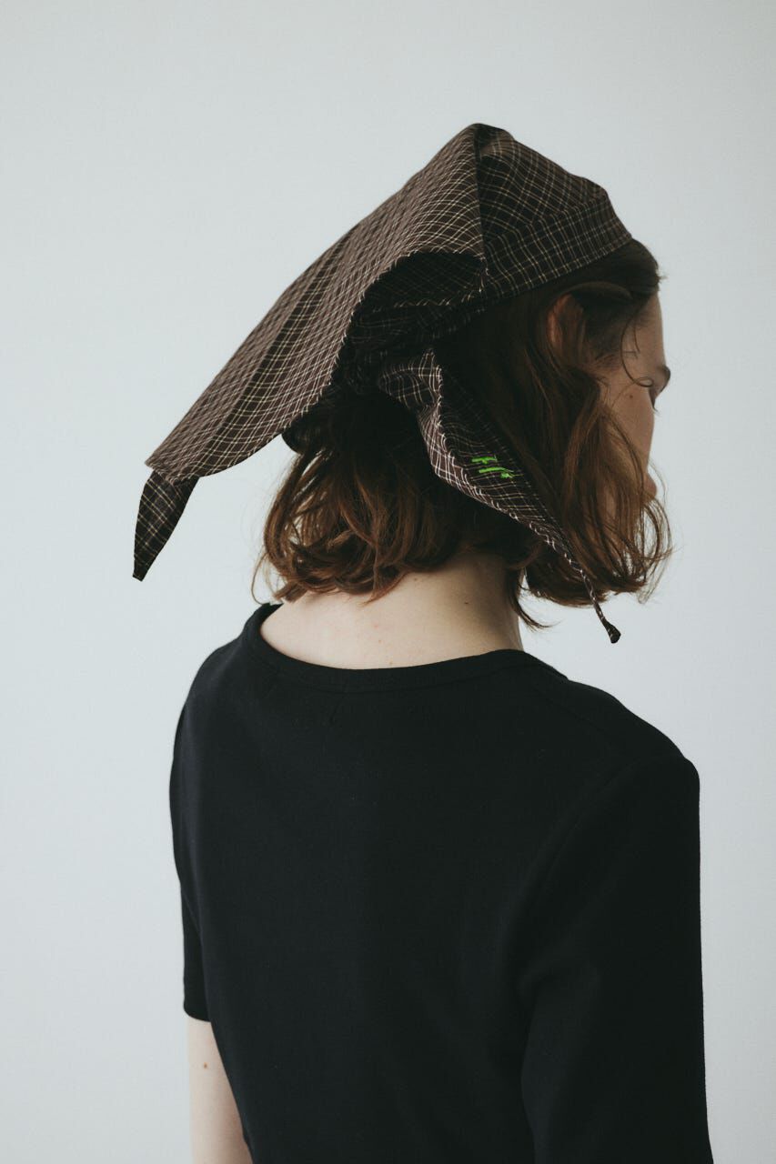 HeRIN.CYE「Checked headscarf」|その他|